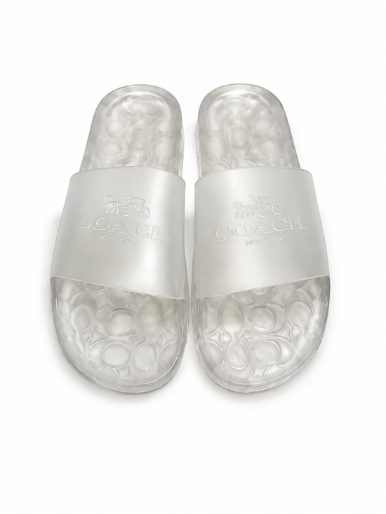 Coach Shoes - Coach Clear Jelly Slide Sandals - Transparent